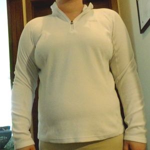 North Face white pullover